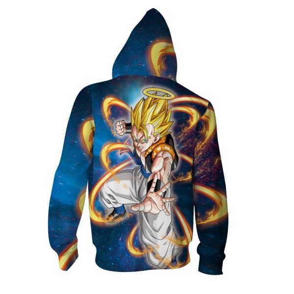 Gogeta (Goku And Vegeta) Dragon Ball 3D Hoodie