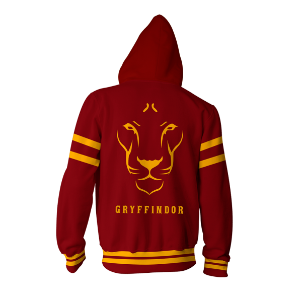 Gryffindor Hogwarts Harry Potter New Collection Zip Up Hoodie