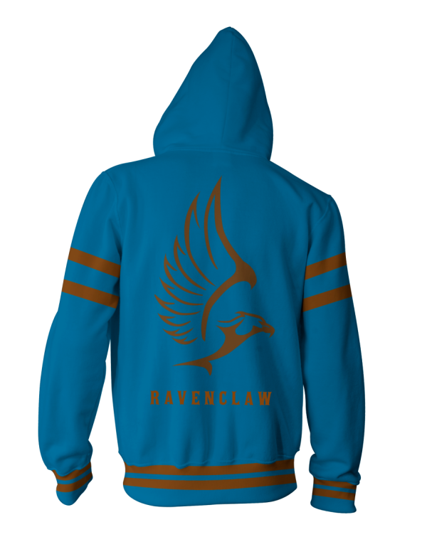 Ravenclaw Hogwarts Harry Potter New Collection Zip Up Hoodie