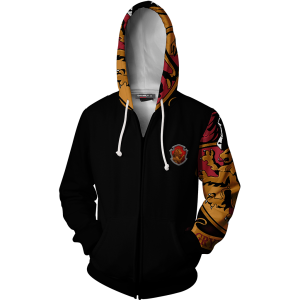 The Greatest Weapon Bravery Gryffindor Harry Potter Zip Up Hoodie