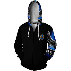 Wit Beyond Measure Is Man's Greatest Treasure Ravenclaw Harry Potter Zip Up Hoodie