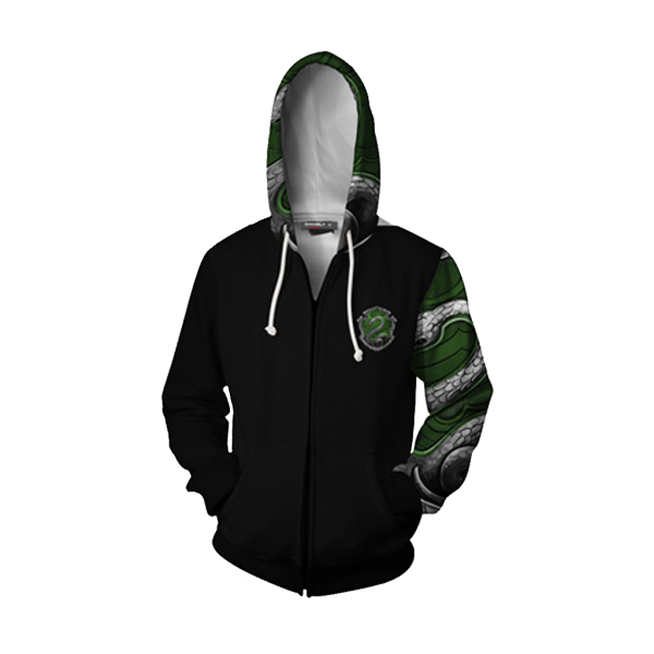 It's Being Proud Making Us A Slytherin Harry Potter New Collection Zip Up Hoodie