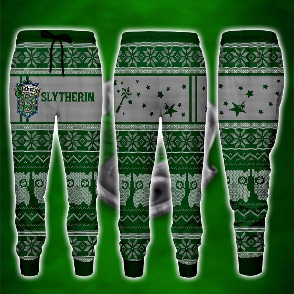 Slytherin Harry Potter Ugly Christmas Jogging Pants