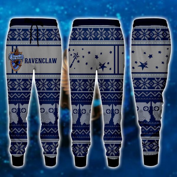 Ravenclaw Harry Potter Ugly Christmas Jogging Pants