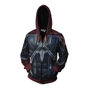 Spider-Man PS4 Spider-Man-DLC Cosplay Zip Up Hoodie Jacket