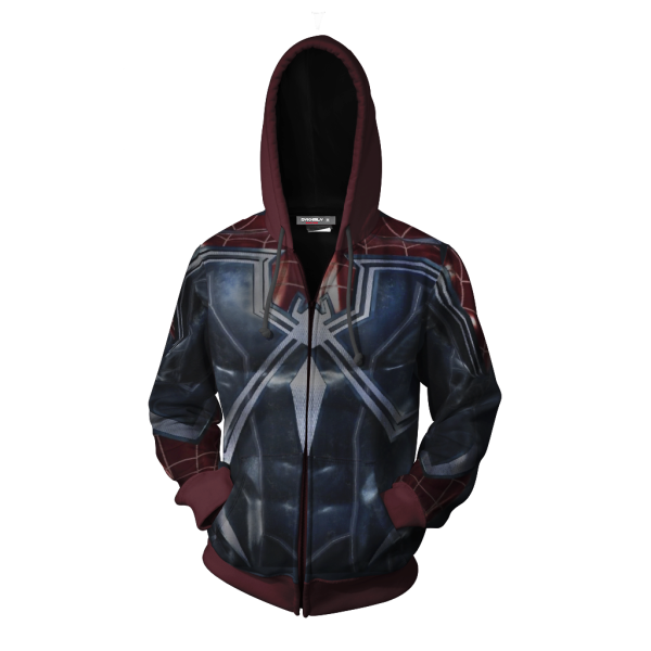 Spider-Man PS4 Spider-Man-DLC Cosplay Zip Up Hoodie Jacket