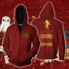 Bravery Daring Chivalry Courage Gryffindor Harry Potter Zip Up Hoodie