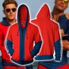 Baywatch Cosplay Zip Up Hoodie Jacket