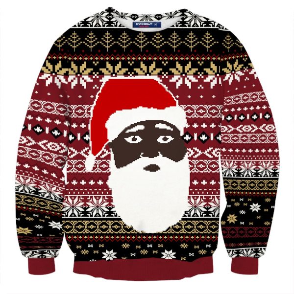 The Night Before (2015) Chris Cosplay Ugly Christmas 3D Sweater