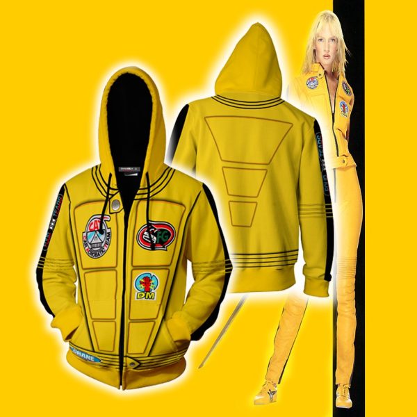 Kill Bill The Bride (Beatrix Kiddo) Cosplay Zip Up Hoodie Jacket