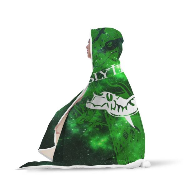 Quidditch Slytherin Harry Potter 3D Hooded Blanket