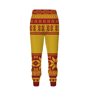 The Gryffindor Lion Harry Potter Ugly Christmas Jogging Pants