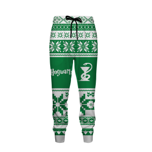 The Slytherin Snake Harry Potter Ugly Christmas Jogging Pants