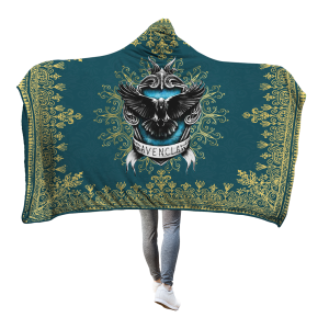 Mandala The Ravenclaw Eagle Harry Potter 3D Hooded Blanket