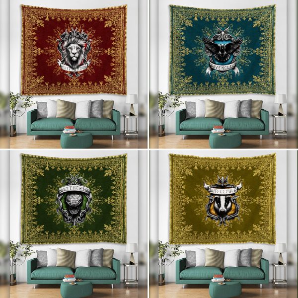 Mandala The Gryffindor Lion Harry Potter 3D Tapestry