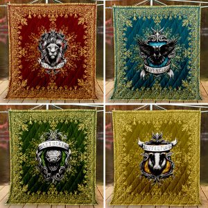 Mandala The Gryffindor Lion Harry Potter 3D Quilt