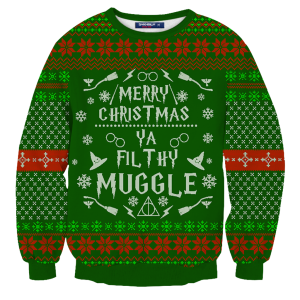 Harry Potter Merry Christmas Ya Filthy Muggle Ugly Christmas 3D Sweater