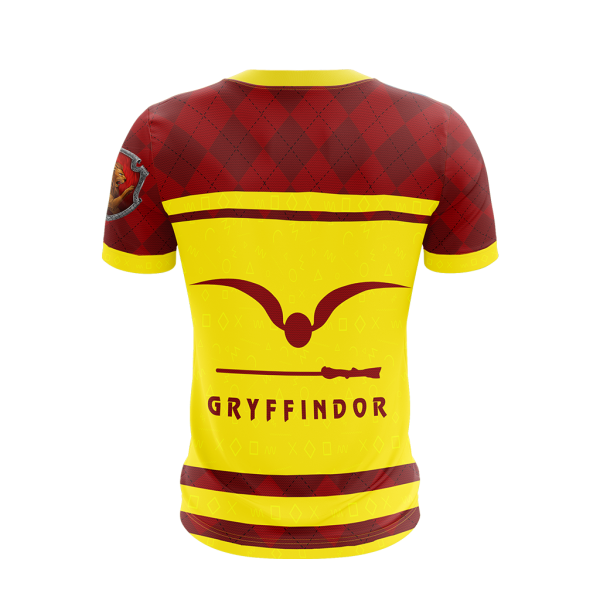 Gryffindor Quidditch Team Harry Potter New Collection Unisex 3D T-shirt