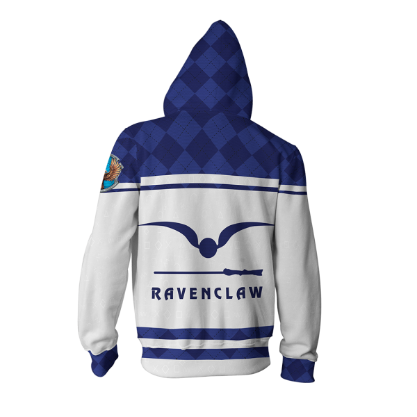 Ravenclaw Quidditch Team Harry Potter New Collection Zip Up Hoodie