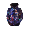 Fortnite Fireworks Team Leader 3D Hoodie