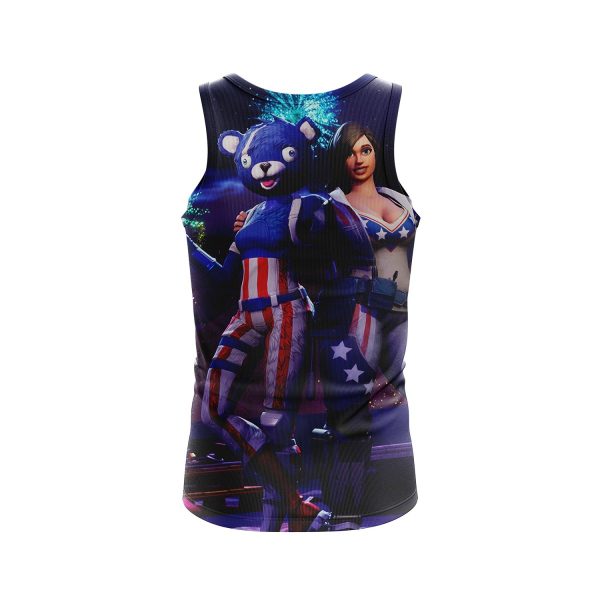 Fortnite Fireworks Team Leader 3D Tank Top