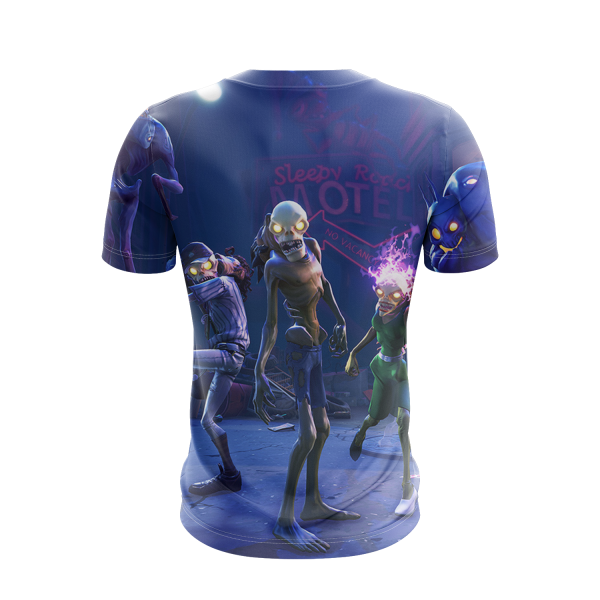 Fortnite Battle Royale Zombies Unisex 3D T-shirt