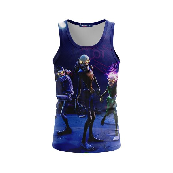 Fortnite Battle Royale Zombies 3D Tank Top