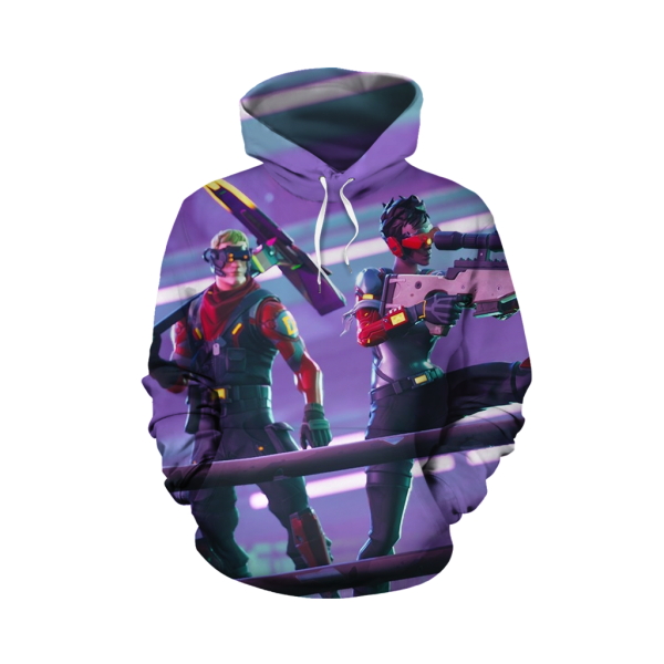 Fortnite Battle Royale Bolt-Action Sniper Rifle 3D Hoodie