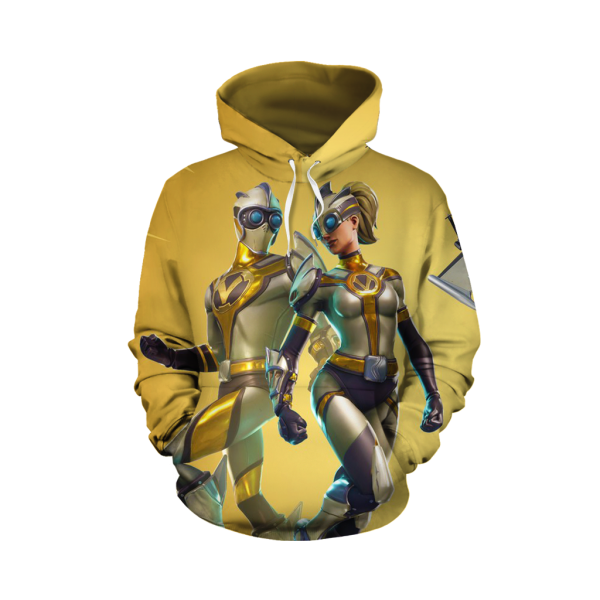 Fortnite Battle Royale Venture & Venturion Epic Skins 3D Hoodie