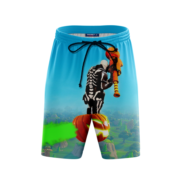 Fortnite Skull Trooper Beach Short