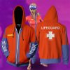 Fortnite Sun Strider Cosplay Zip Up Hoodie Jacket