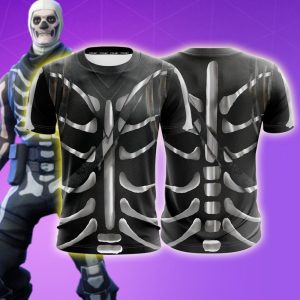 Fortnite Skull Trooper Skin Unisex 3D T-shirt