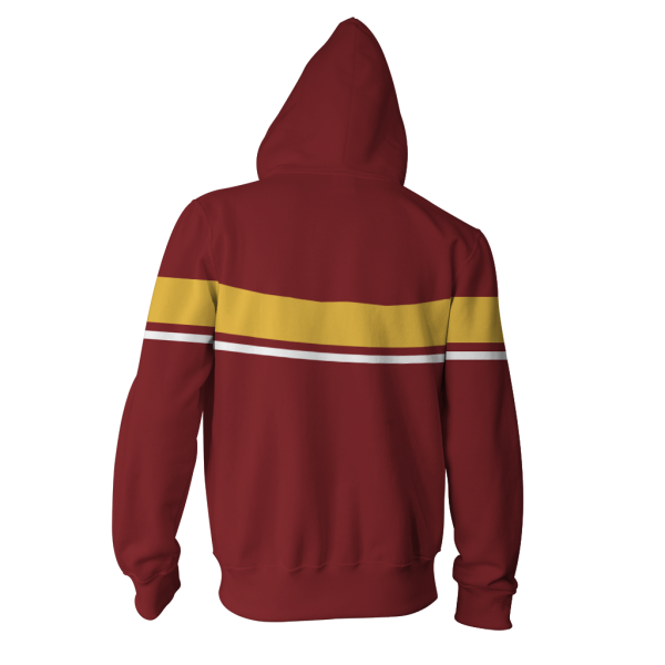 Hogwarts House Gryffindor Harry Potter Zip Up Hoodie