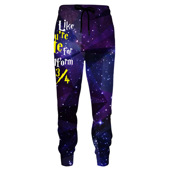 Run Like You're Late For Platform 9 3/4 Harry Potter Jogging Pants