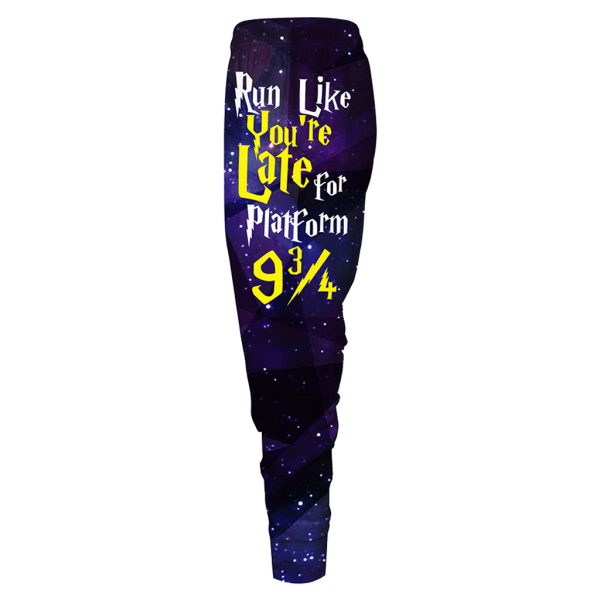 Run Like You're Late For Platform 9 3/4 Harry Potter Jogging Pants