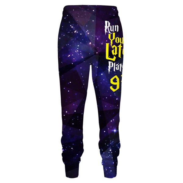 Run Like You're Late For Platform 9 3/4 Harry Potter Jogging Pants