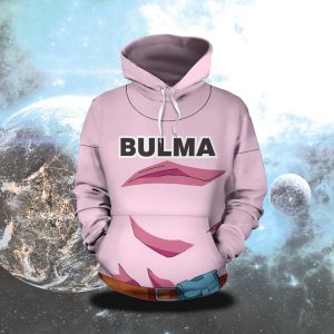 Dragon Ball Z Bulma Cosplay 3D Hoodie