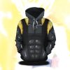 Dragon Ball Z Gogeta Cosplay 3D Hoodie