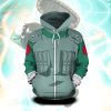 Naruto Rock Lee Cosplay 3D Hoodie