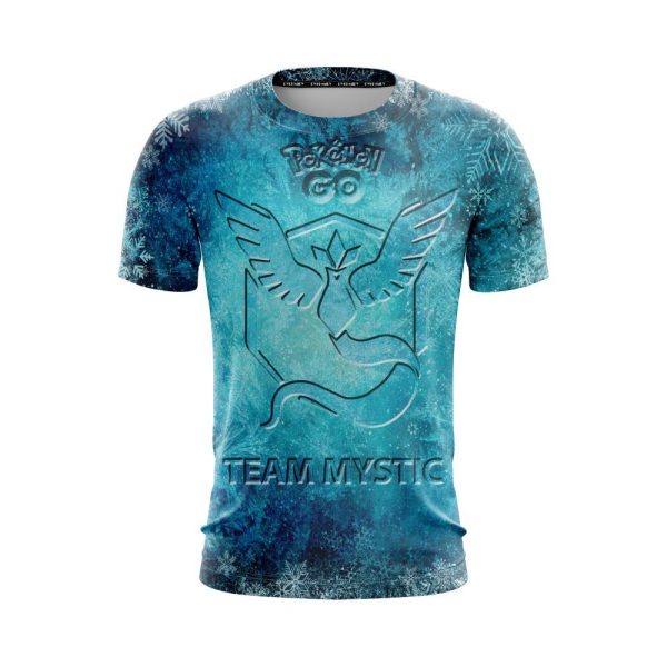 Articuno Team Mystic Pokemon Go Unisex 3D T-shirt