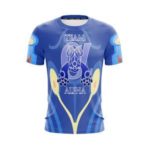 Kyogre Team Alpha Pokemon Go Unisex 3D T-shirt