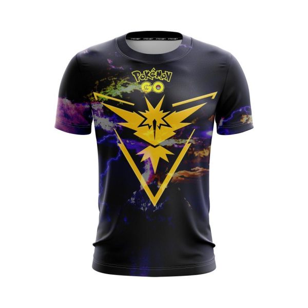 Zapdos Team Instinct Pokemon Go Unisex 3D T-shirt