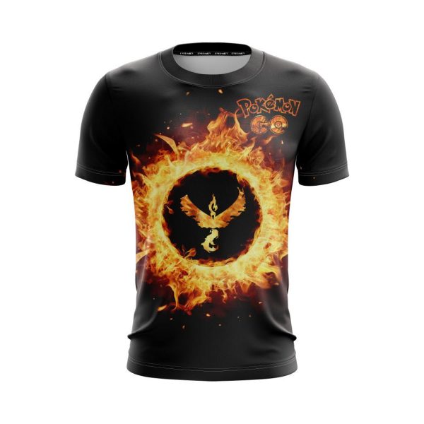 Moltres Pokemon Go Unisex 3D T-shirt