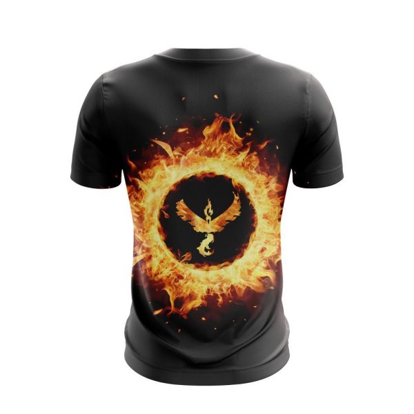 Moltres Pokemon Go Unisex 3D T-shirt