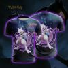 Mewtwo Pokemon Go Unisex 3D T-shirt