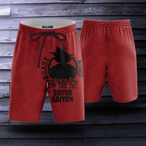 Dragon Ball Songoku Beast Mode Super Saiyan Beach Short