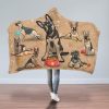 German Shepherd Hooded Blanket