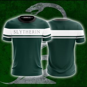 Hogwarts House Slytherin Harry Potter Unisex 3D T-shirt