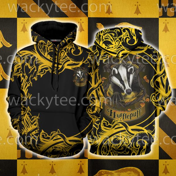 Loyal Like A Hufflepuff Harry Potter 3D Hoodie