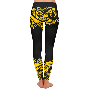 Loyal Like A Hufflepuff Harry Potter 3D Leggings